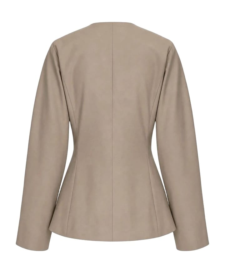 Dames blazer beige