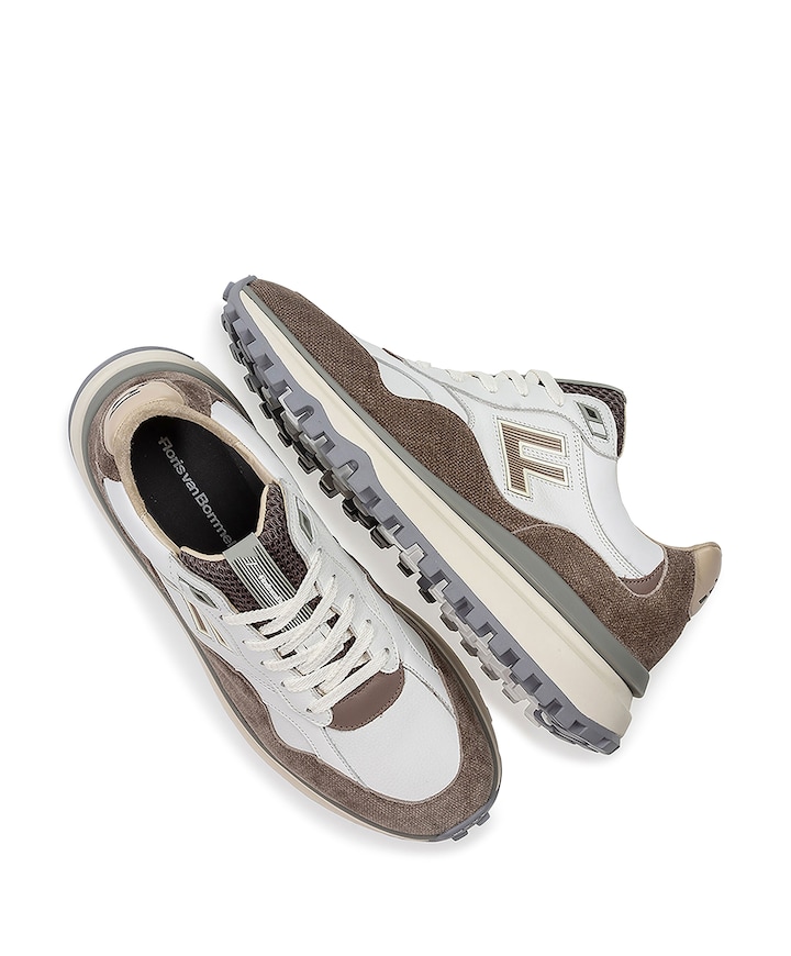 heren sneakers beige