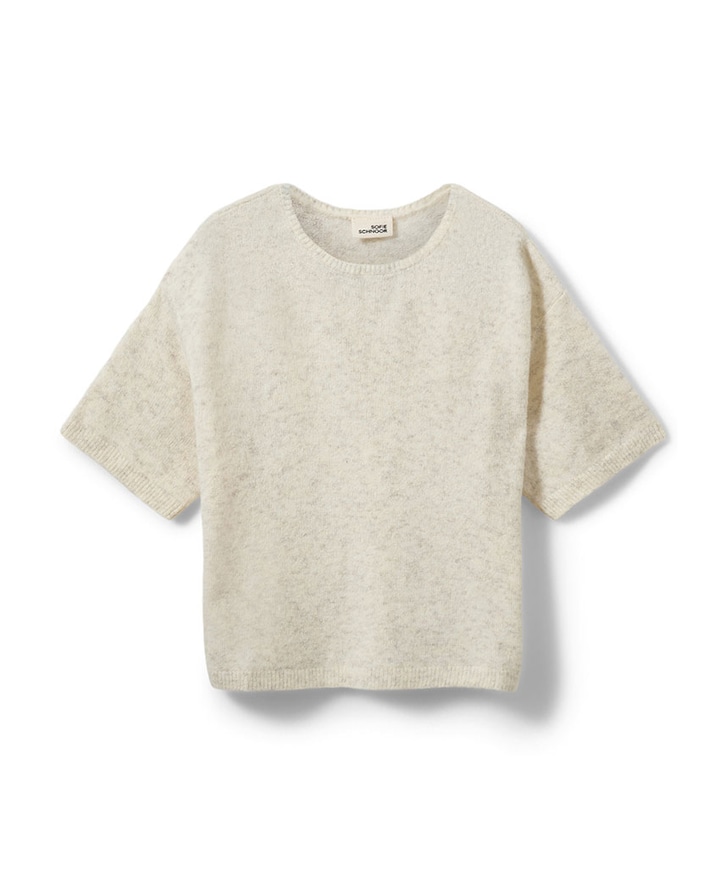Meisjes trui ecru