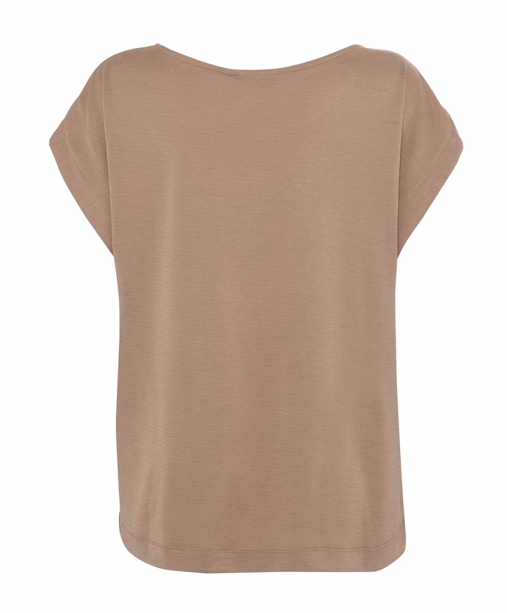 Dames t-shirt beige
