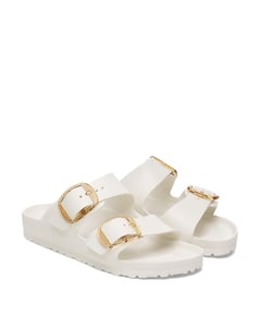 Arizona Big Buckle EVA Women dames badslipper ecru