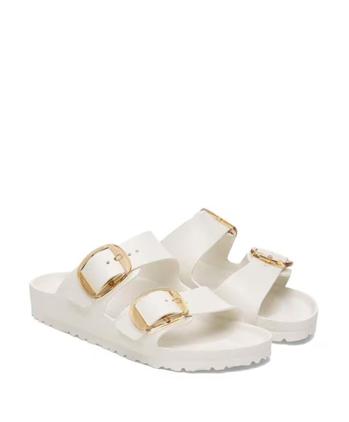 Arizona Big Buckle EVA Women dames badslipper ecru