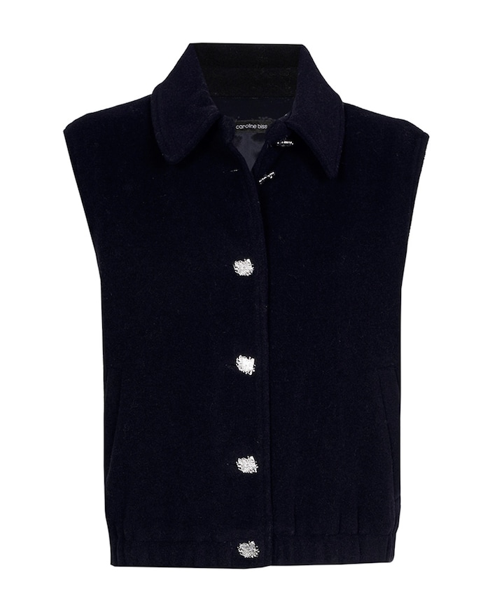 Dames bodywarmer blauw