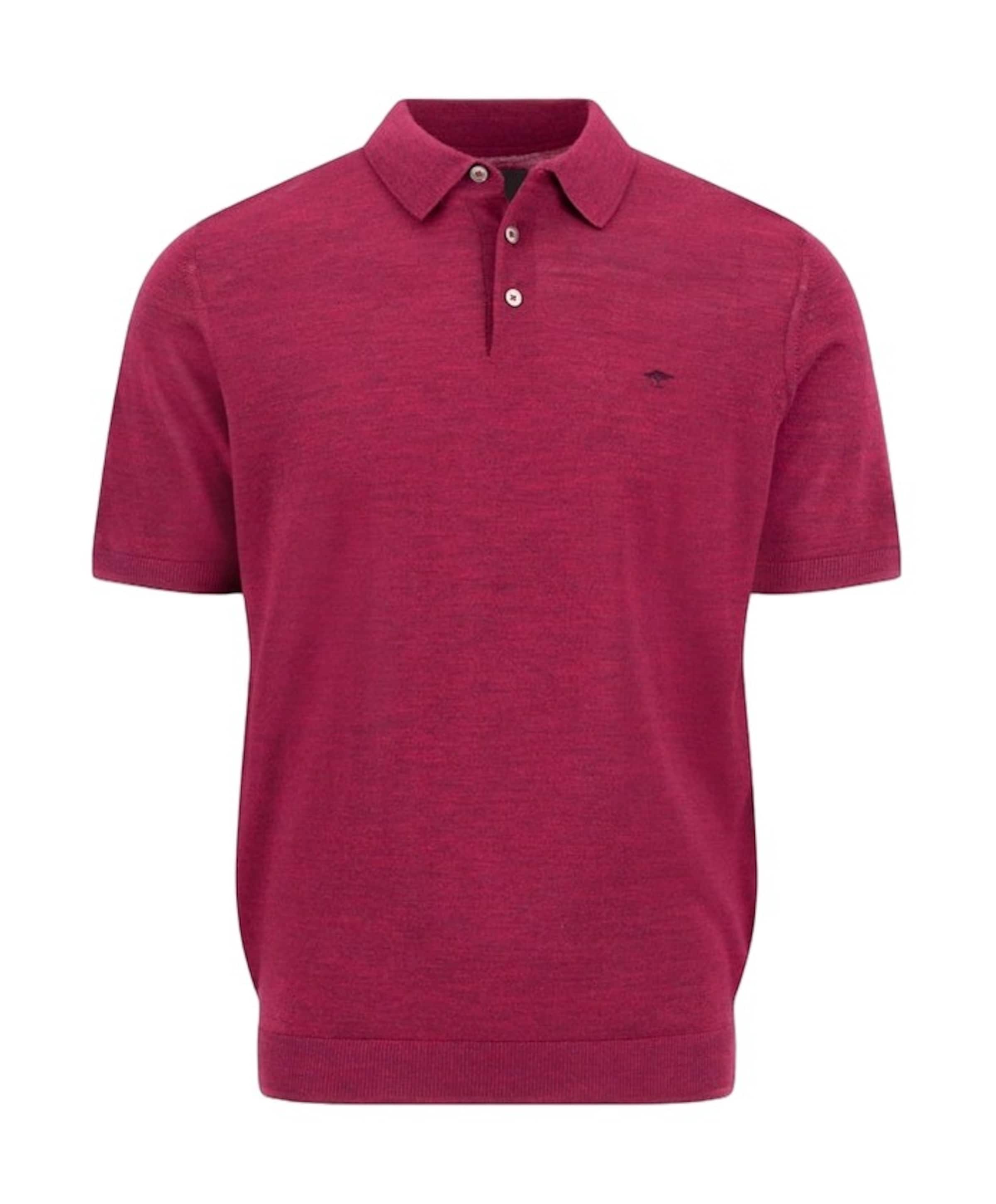 Heren polo bordeaux