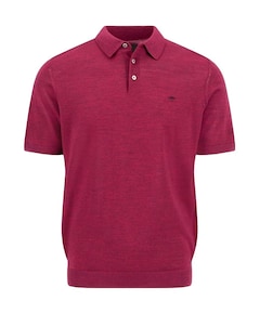 Heren polo bordeaux