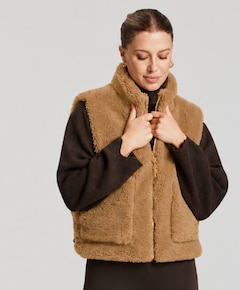 Dames bodywarmer beige