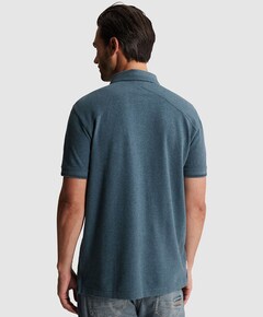 Heren polo blauw