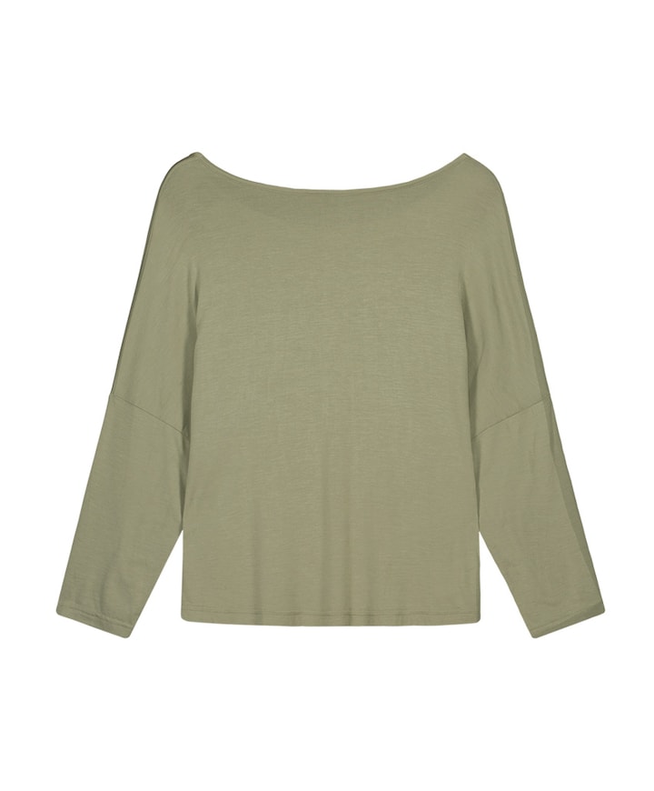 Dames pyjamatop groen