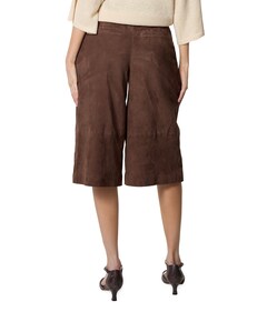 MATILDE Goat Suede dames bermuda bruin