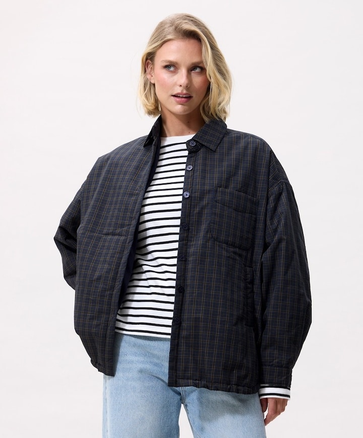 Dames jas blauw