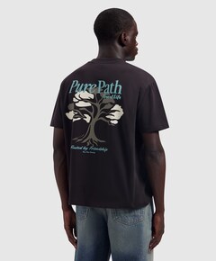 Heren T-shirt bruin