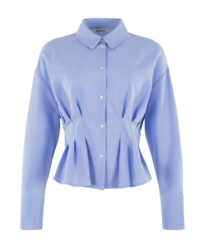 Dames blouse blauw