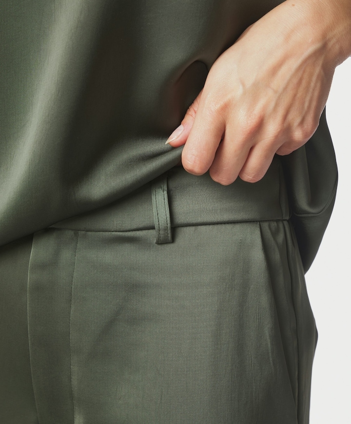 Emmett Heavy Sateen Pants dames broek groen