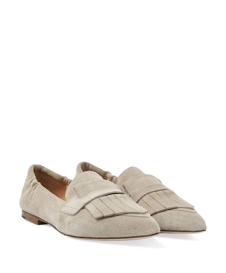 Lola Oakley dames loafers beige