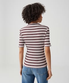 Dames T-shirt bordeaux