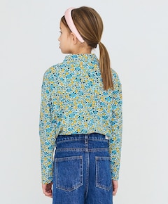 Meisjes longsleeve blauw