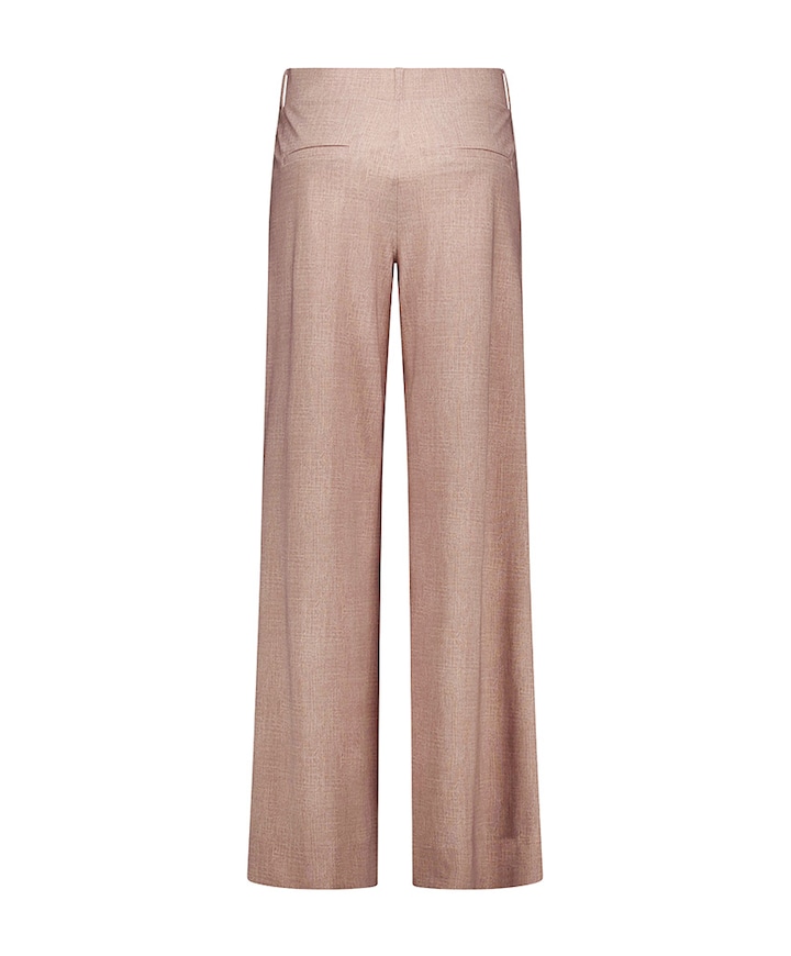 Lexie linen look dames broek beige