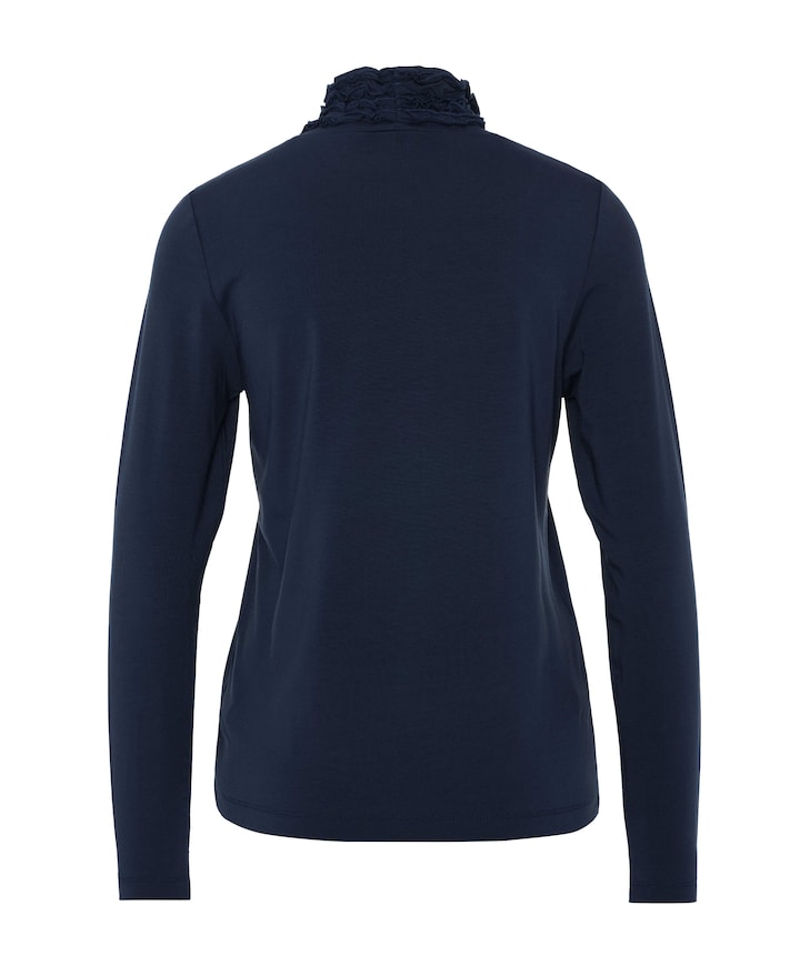 Dames longsleeve blauw