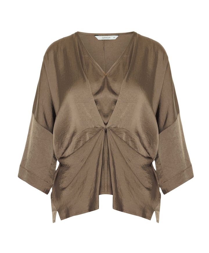 Dames blouse beige