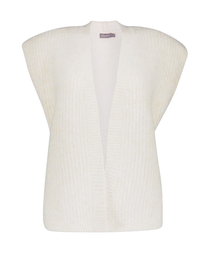 Dames gilet ecru