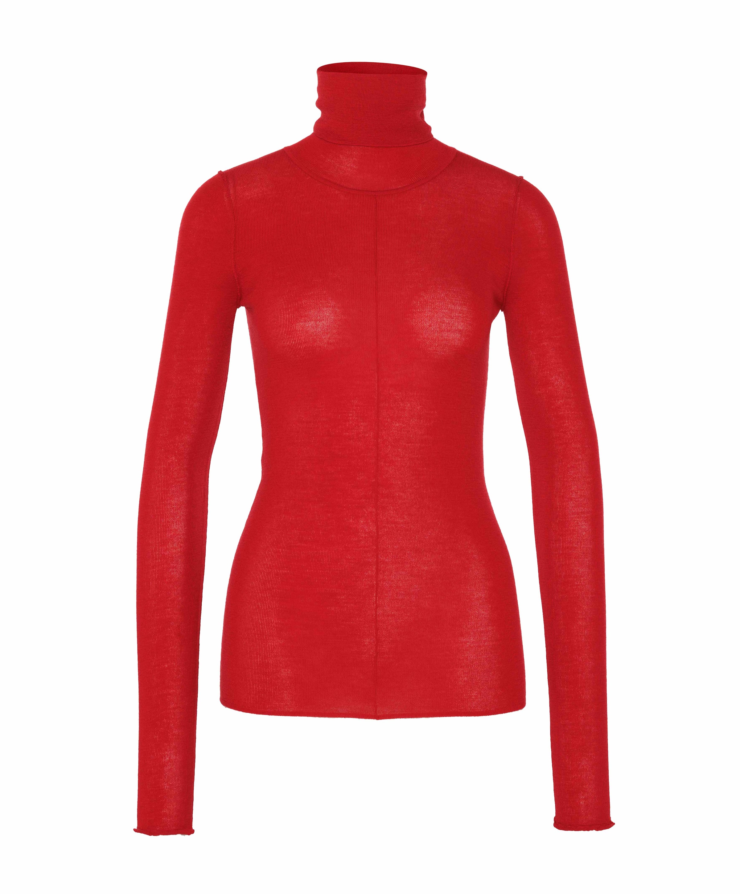 Dames longsleeve rood