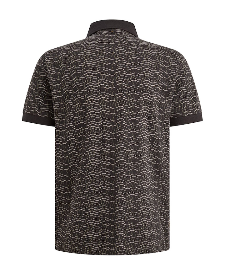 Heren polo blauw