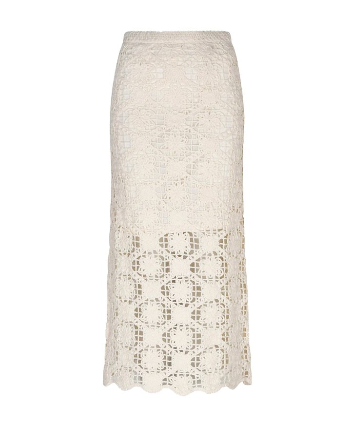 Dames rok ecru