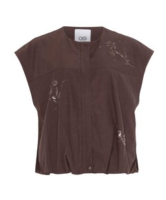Dames gilet bruin