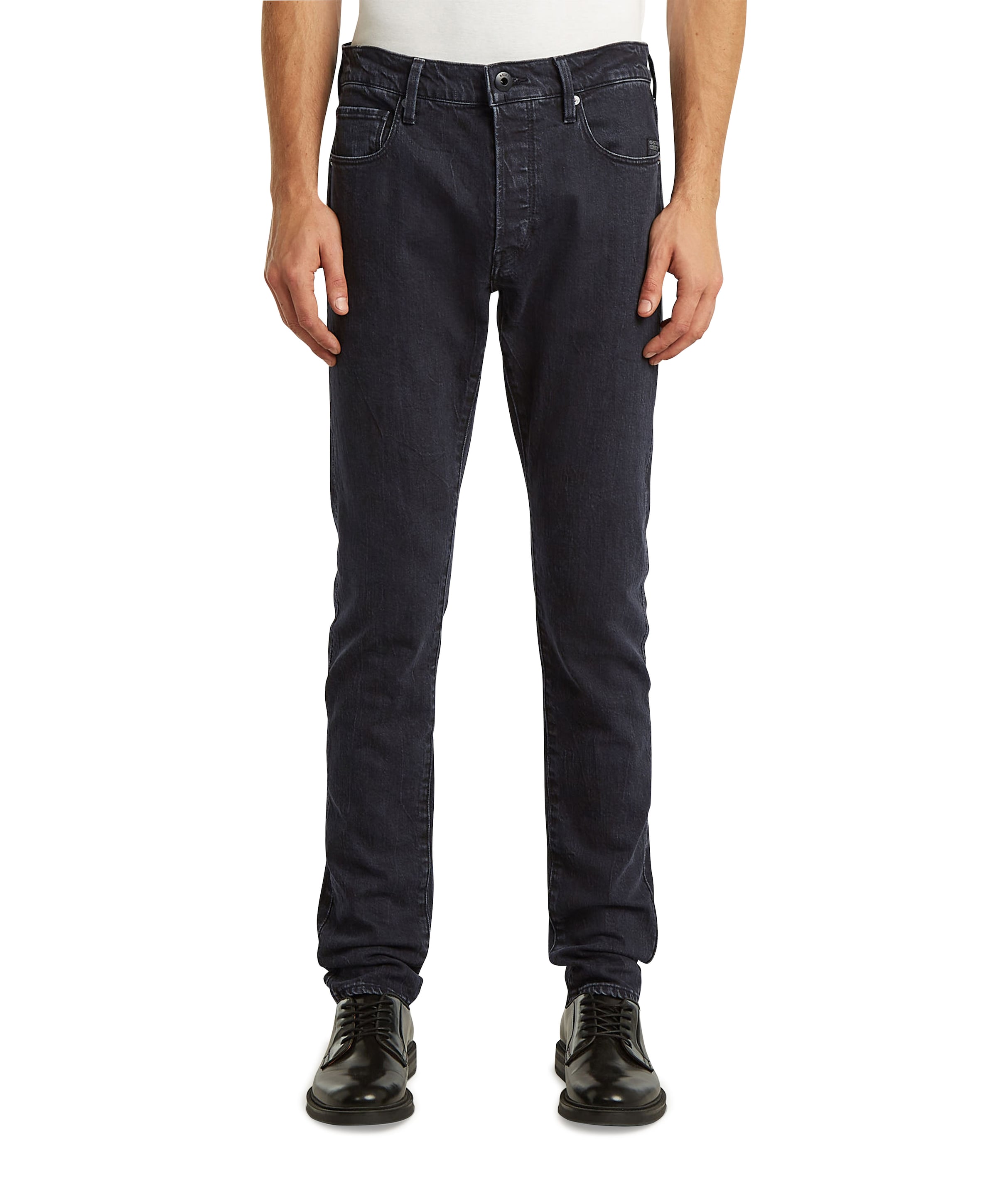 3301 Slim heren jeans zwart