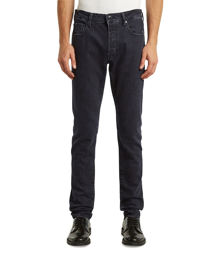 3301 Slim heren jeans zwart