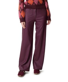 FQRENO-PANTS dames broek bordeaux