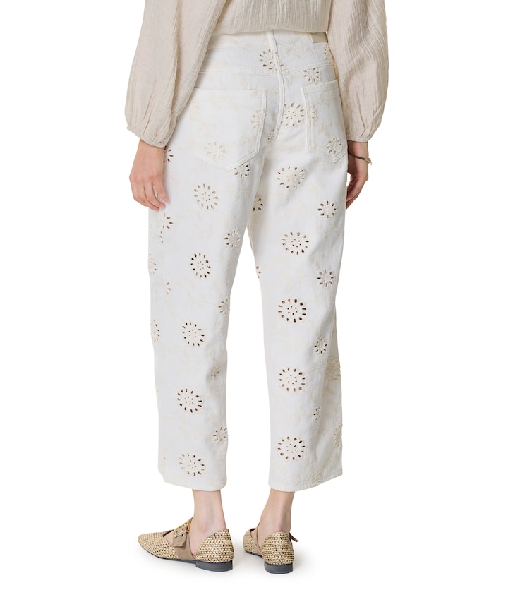 Masha Straight dames jeans ecru