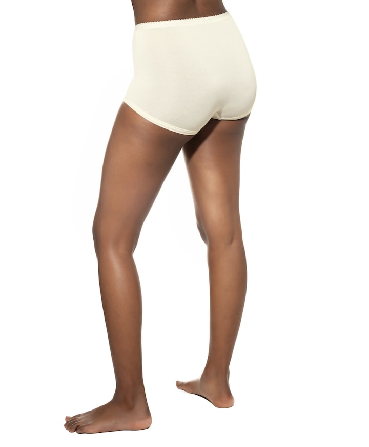 Dames slip ecru