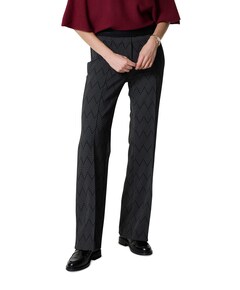 Bootcut Slim broek grijs