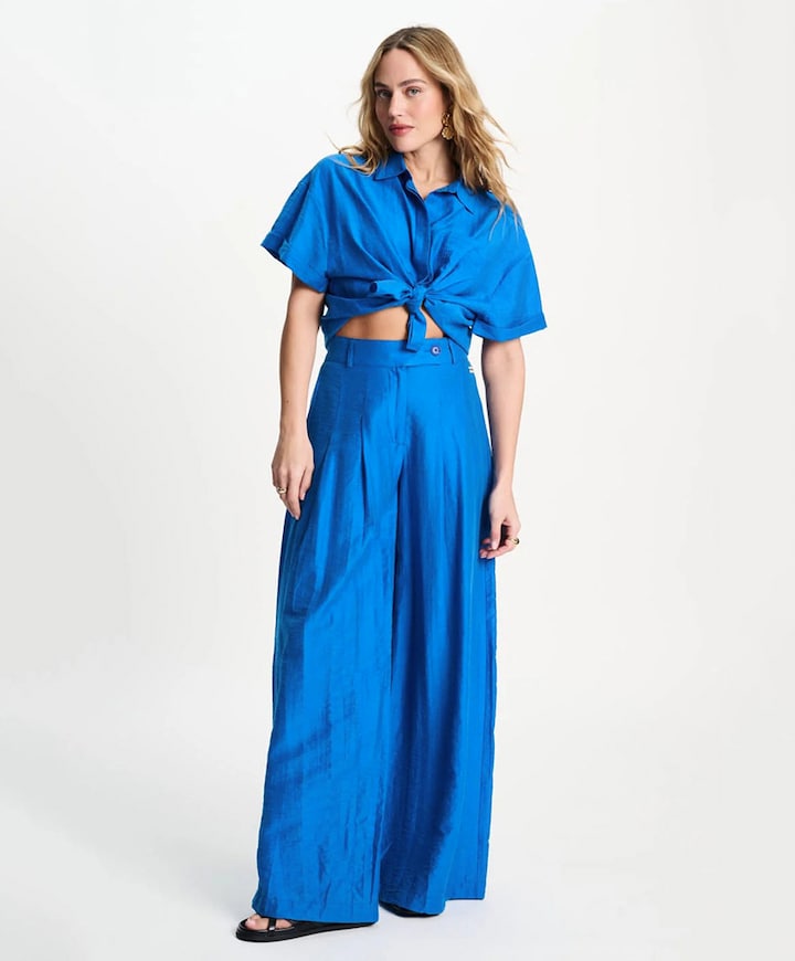 PANTS - Ocean Blue dames broek blauw
