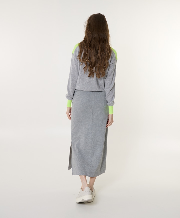 Dames rok grijs
