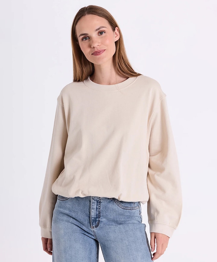 Dames sweater beige