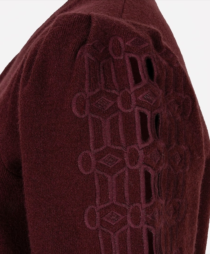 Dames trui bordeaux