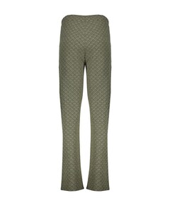 Jacquard lurex broek groen