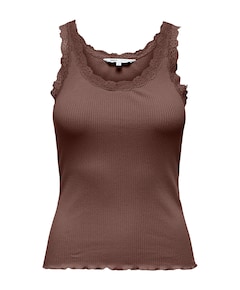 Dames top bruin
