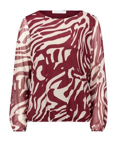 Dames top bordeaux