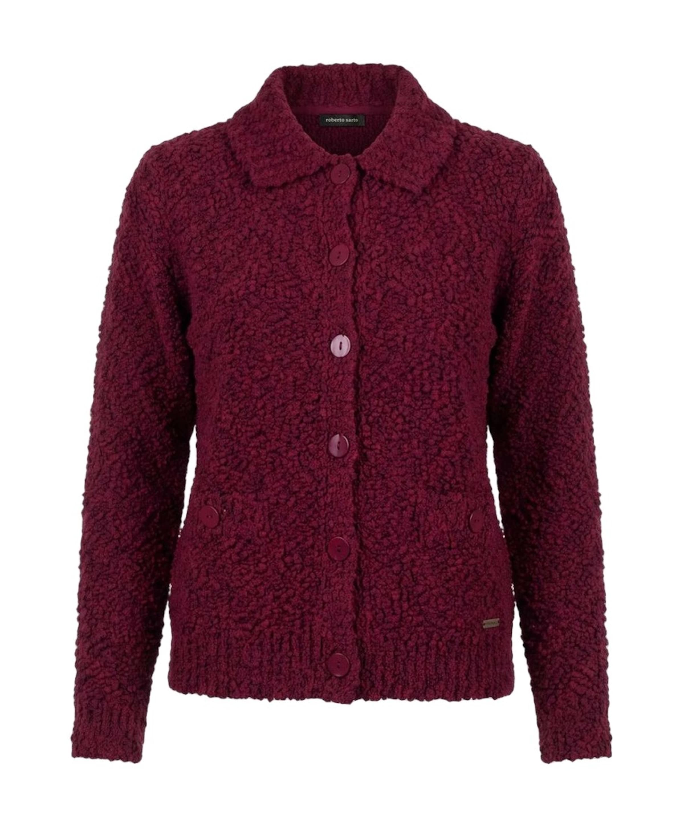 Dames vest bordeaux