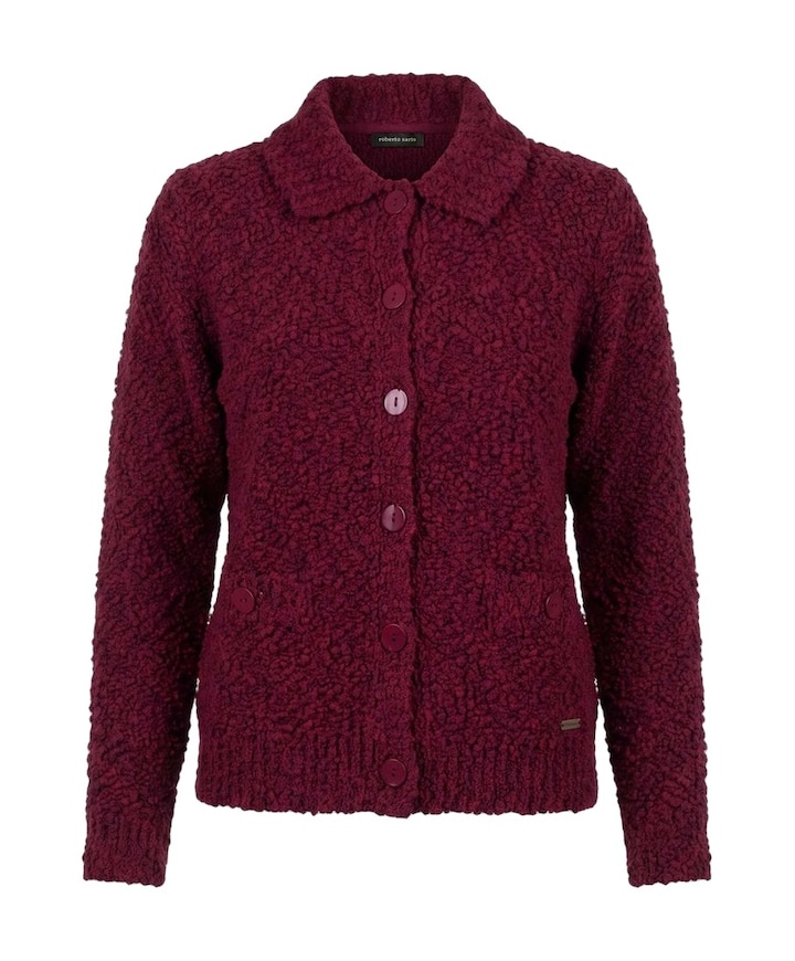 Dames vest bordeaux