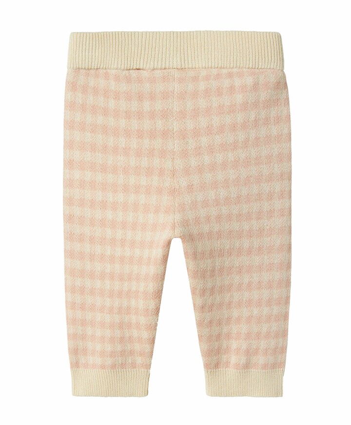 NBFNADIE KNIT PANT LIL broek roze