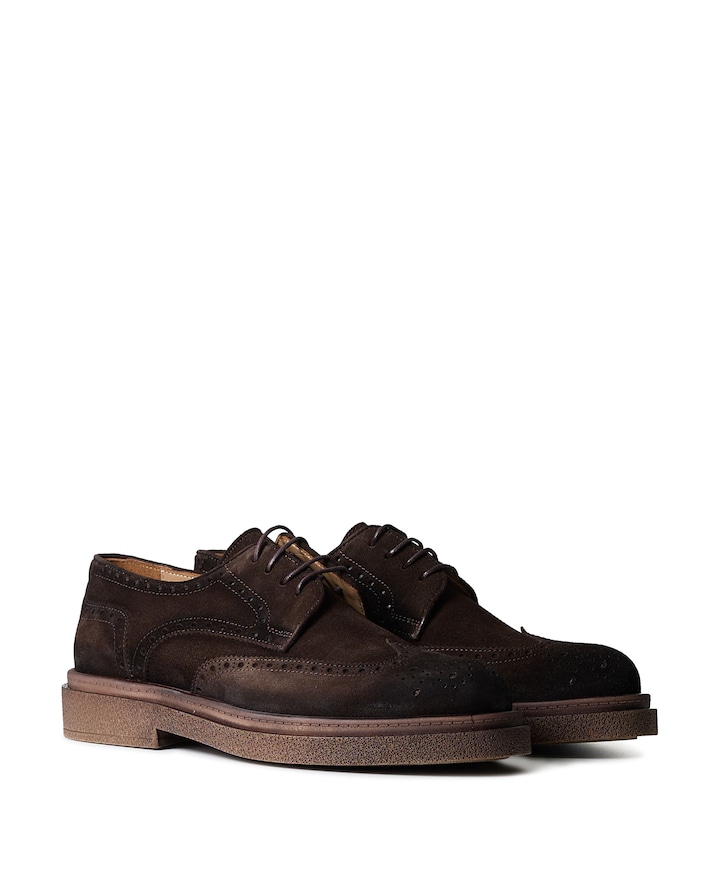 Broque heren veterschoenen bruin