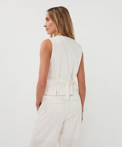 Dames gilet ecru