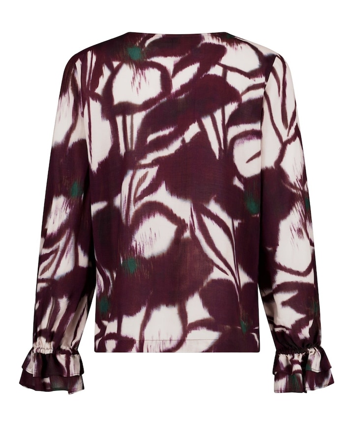 Dames blouse paars