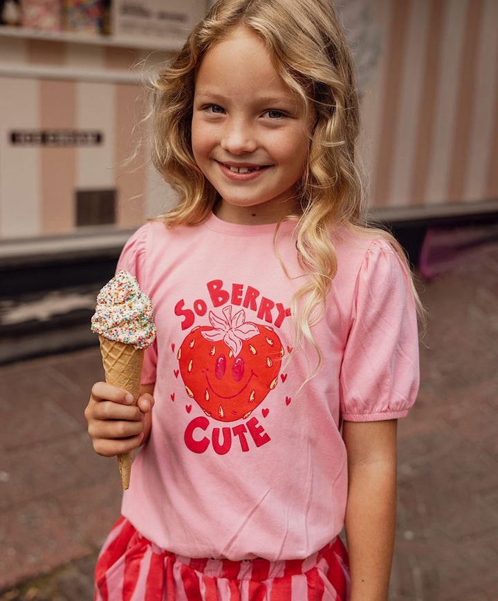 Meisjes T-shirt roze