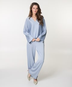 Mila dames broek blauw