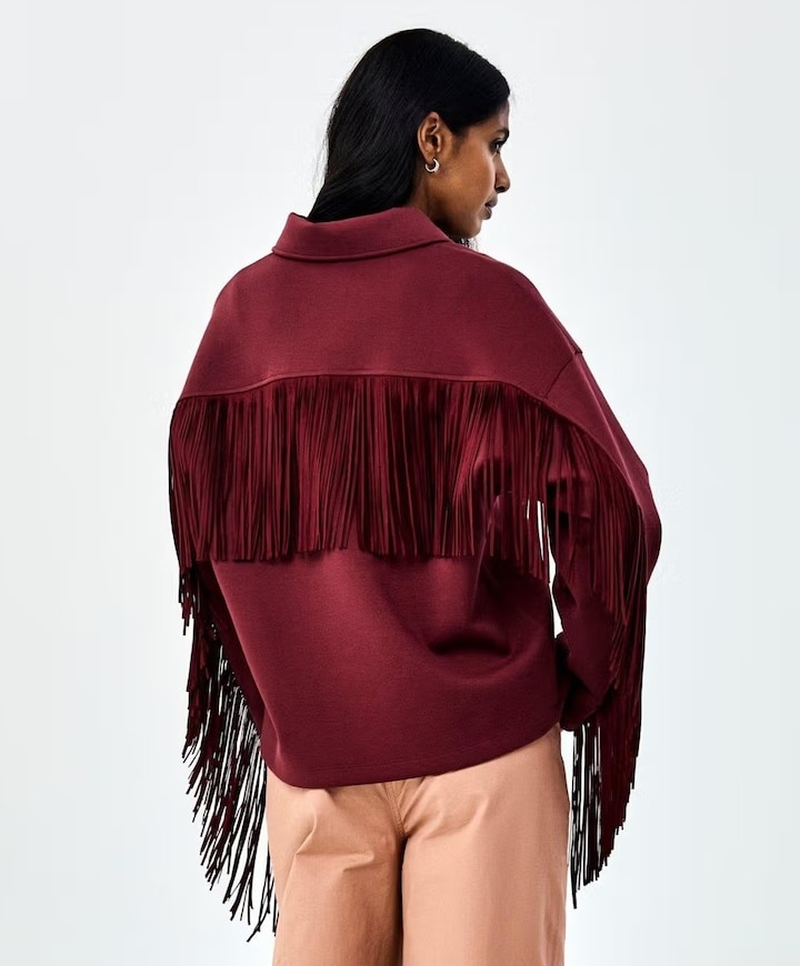 Dames trui bordeaux